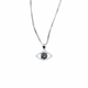Mini 925 Silver Black Eye Necklace