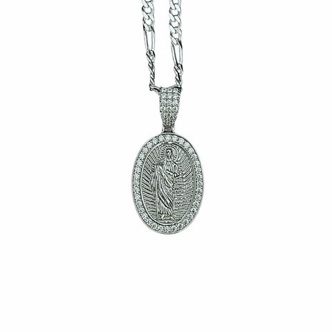 925 Silver San Judas Necklace