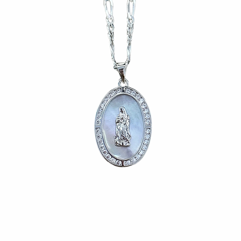 925 Silver Virgencita Necklace 08