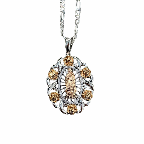 925 Silver Virgencita Necklace 06