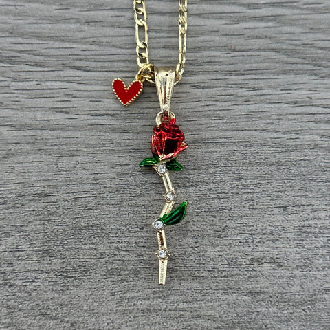 Charm Rose Necklace