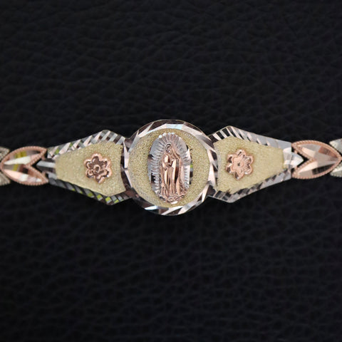 14k Solid Gold Virgencita bracelet
