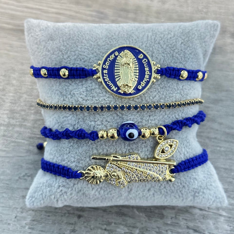Blue Bracelet set