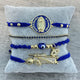 Blue Bracelet set