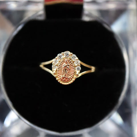 14k Solid Gold Virgencita Ring