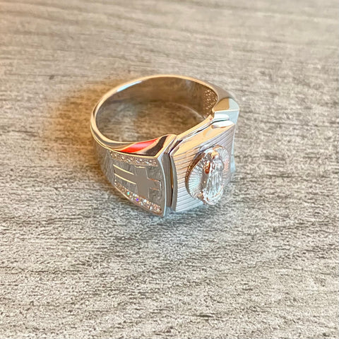 925 Silver Virgencita Ring
