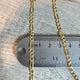 14k Gold Figaro Chain Diamond Cut 4MM 0160