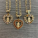 Mini Heart Virgencita Necklace 02