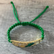 Green Thread San Judas bracelet 06