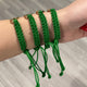 Green San judas Bracelet Set