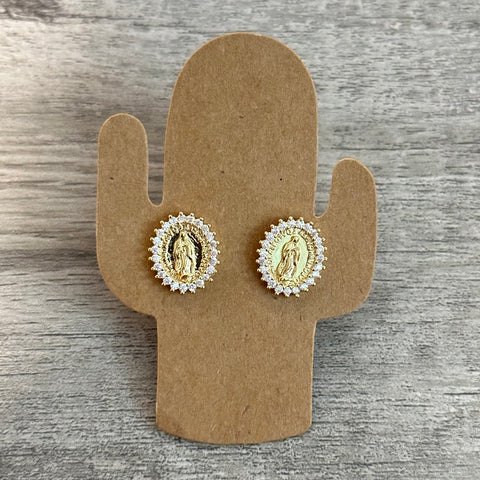 Mini Virgencita Earrings