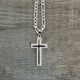 Silver Cross Necklace 07