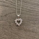 Sterling Silver Heart Necklace 01