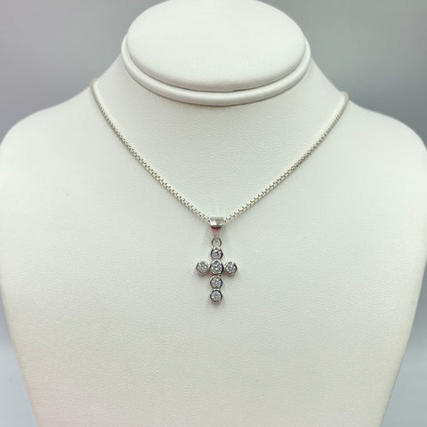 Sterling Silver Crucifix Necklace 02