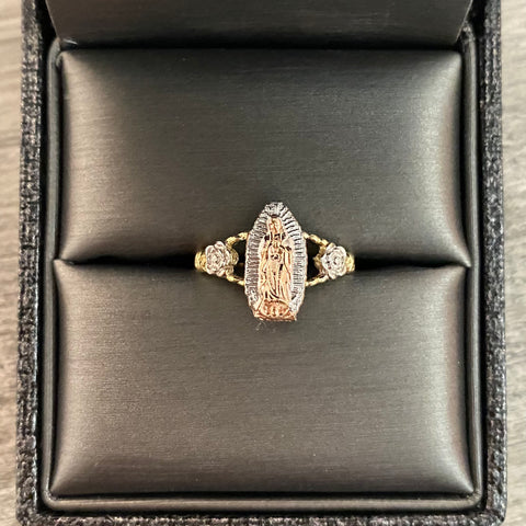 14k Gold Virgencita Ring 04 Luxvie
