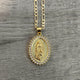 Virgencita Oval Necklace 029