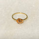 14k Gold Rose Ring 036