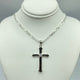 Silver Cross Necklace 04