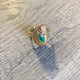 Gold Plated Oval San Judas Ring 010