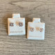 Sterling Silver Round Stud Earrings