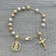 Virgencita Ball Rosary Bracelet 010