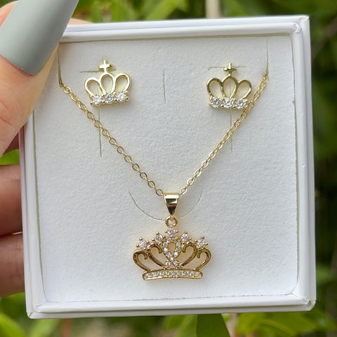 Mini Crown Necklace