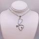 Silver Stethoscope Necklace