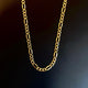 14k Gold Solid Figaro Chain 3MM 04