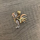 14k Gold Rooster Pendant 041