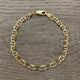 14k Gold Mariner Bracelet Diamond Cut 5MM 028