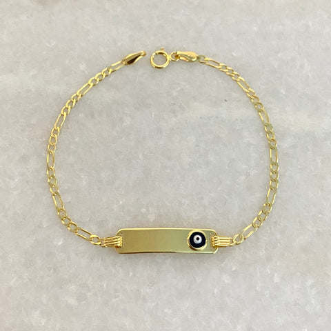 14k Gold Kids Bracelet 6” long 0118