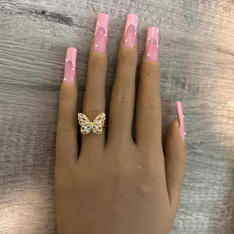Adjustable Butterfly Ring 03