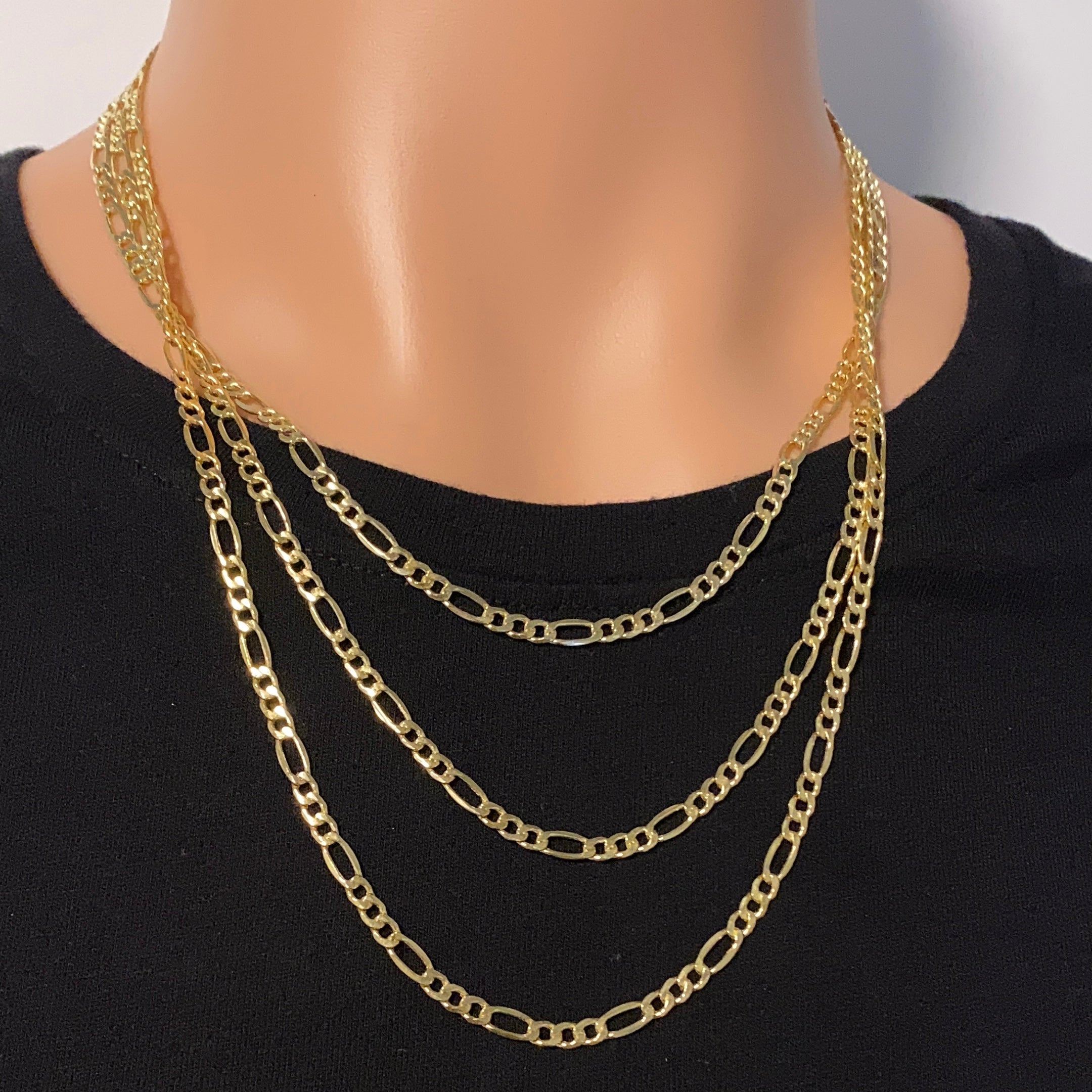 Hollow on sale figaro chain