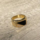 14k Gold Onix Men Ring