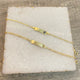14k Gold Kids Bracelet 6” long 0118