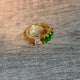 Adjustable Fancy Green Ring 02