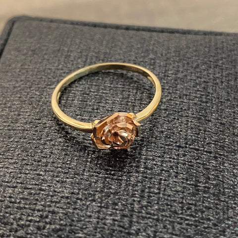 14k Gold Rose Ring 036