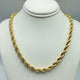 Gold Plated Rope Chain