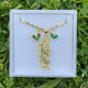 Green Charm Necklace