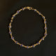 14k Real Gold Evil Eye Bracelet 0345